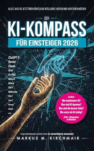 Der KI-Kompass für Einsteiger 2026 – Buchcover