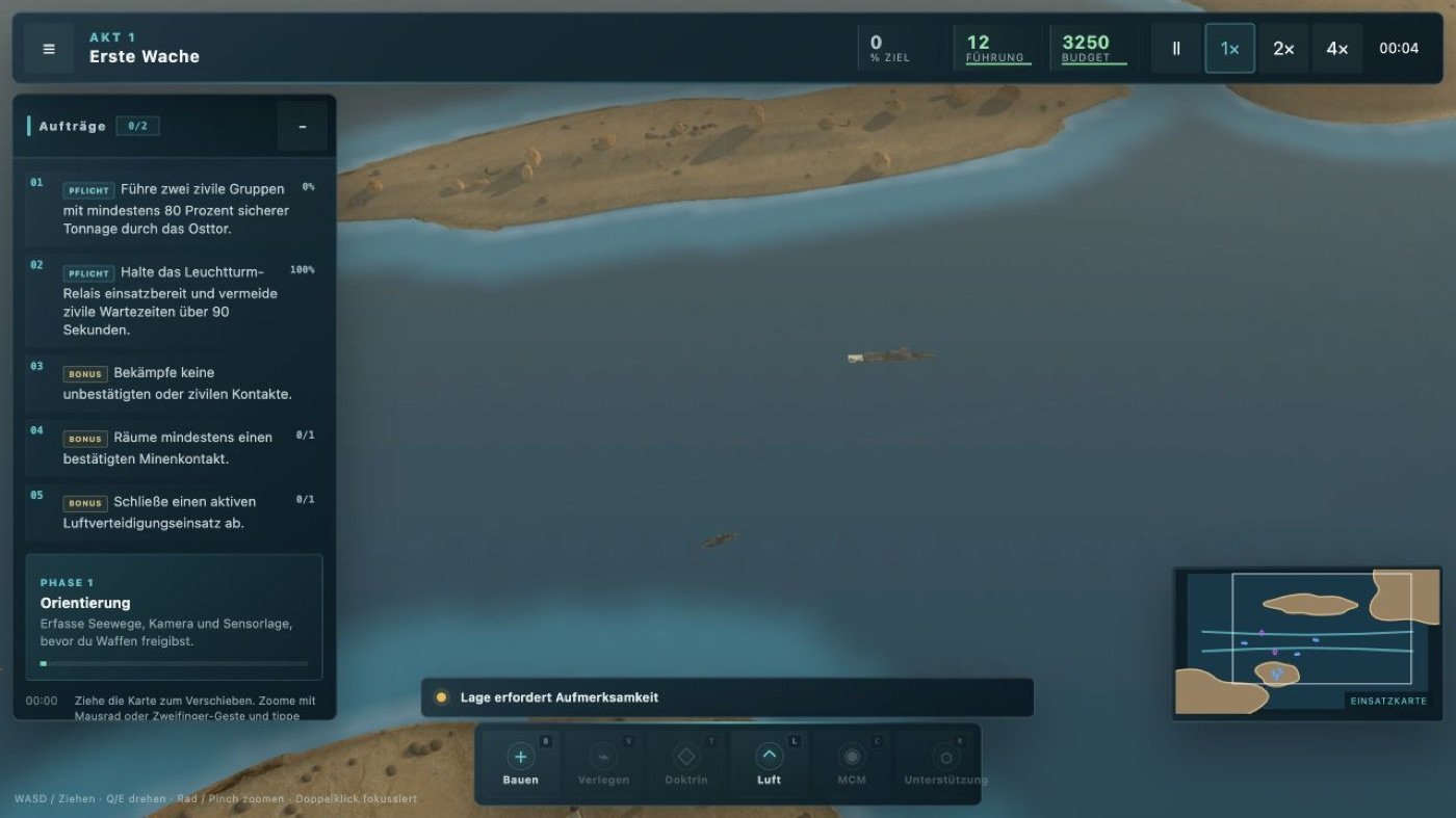 Taktische Seekarte aus Hormus Defense