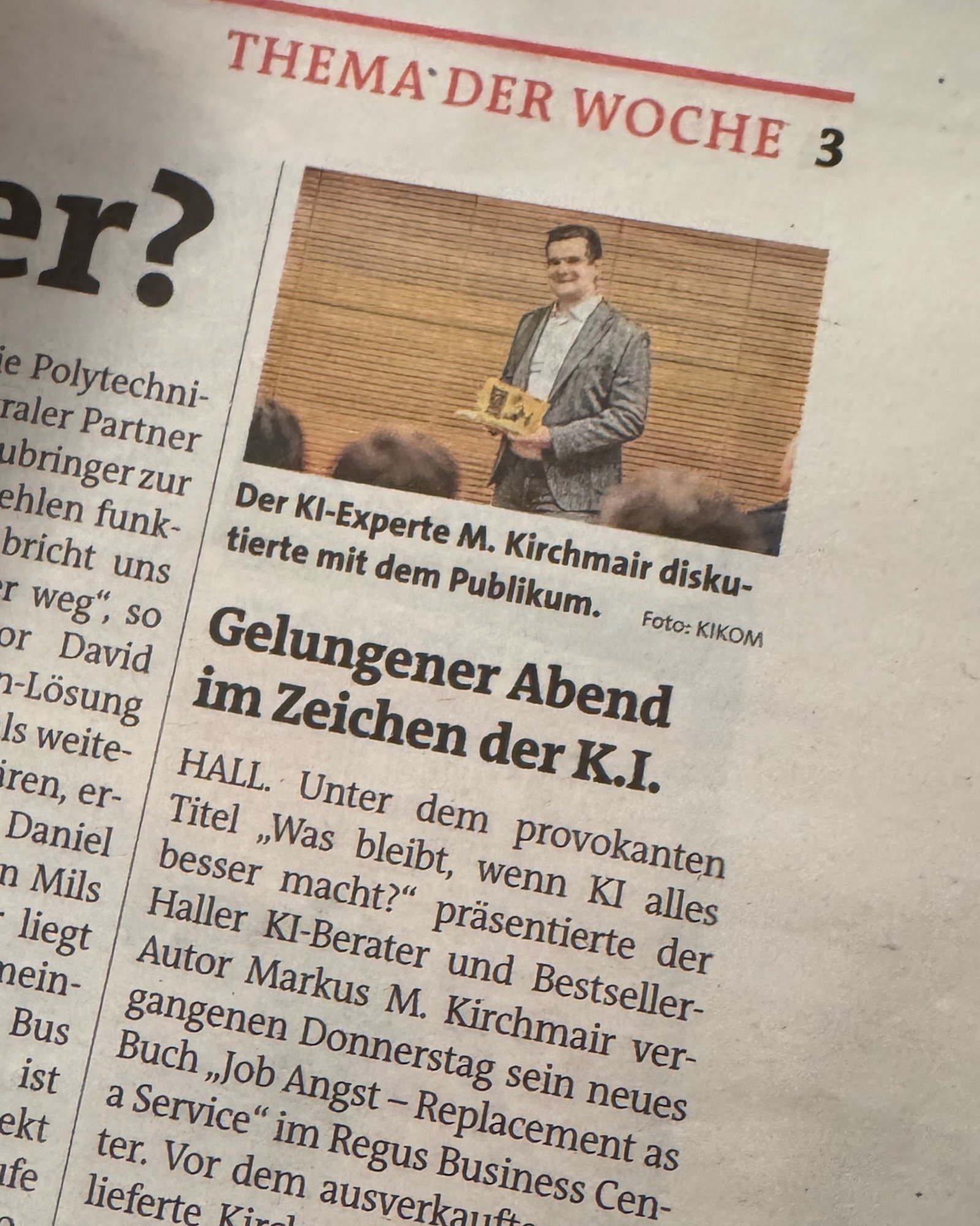 Ein Abend im Zeichen der Künstlichen Intelligenz